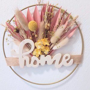 Handmade Fall Floral Home Wreath Wall Decor